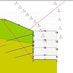 Talren Solution of Vertical Excavation Mirror with Soil Nails and Anchorage 