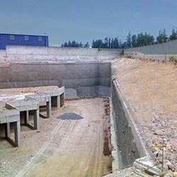 Field Overview After Shoring Application
