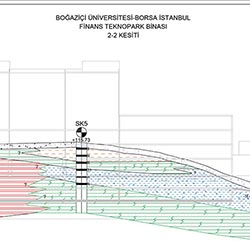 Geological Cross Section of Investigation Area 