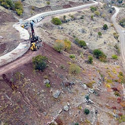 Slope Improvement - Mini Pile Manufacturing 