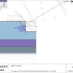 Geotechnical Design - Shoring section global stability control