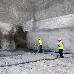 Shoring Works - Shotcrete Applications