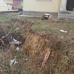 Huzurkent 2 Sitesi Heyelan Görüntüsü
