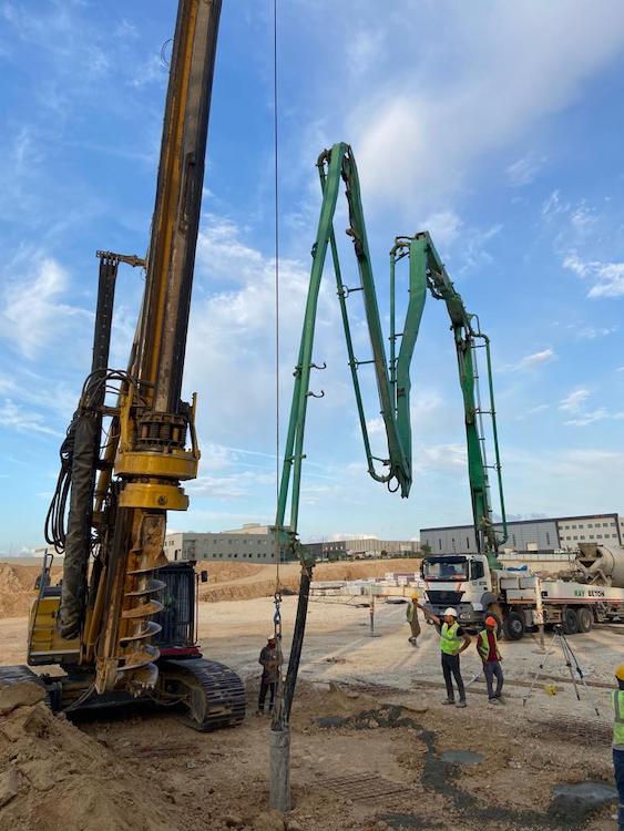 Zemin Güçlendirme İşleri - Beton Kolon Uygulaması