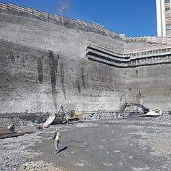 İksa İşleri - Fore Kazık Ankraj-Zemin Çivisi Püskürtme Beton Uygulaması