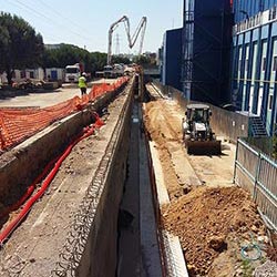 İstinat Duvarı İmalatı - Beton Dökümü