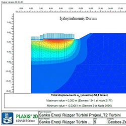 Settlement Control of Unimproved Condition - Plaxis Solution