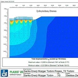 Settlement Control of Improved Condition - Plaxis Solution