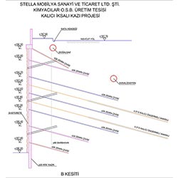 Permanent Shoring Project - Cross Section